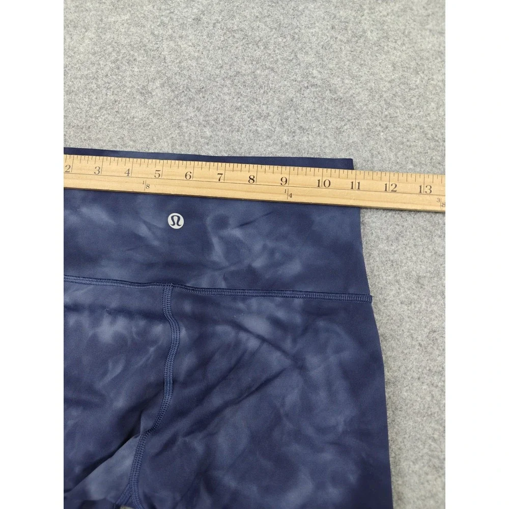 Lululemon Leggings‎ Womens 4 Blue Tie Dye High Rise Ankle Yoga Athletic Pants